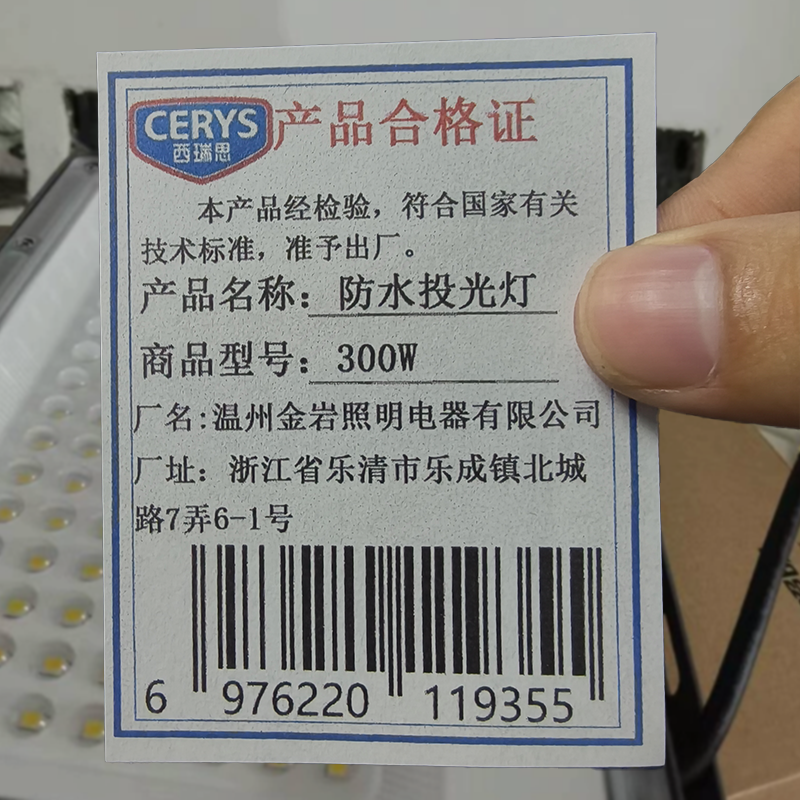 西瑞思 led防水投光灯 300w 个高清大图