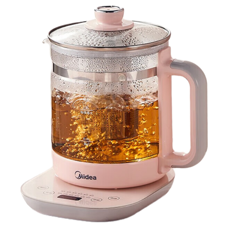 美的(Midea)养生壶MK-GE15X11家用1.5L大容量多功能花茶壶办公室养身茶壶[ZMD安心系列]