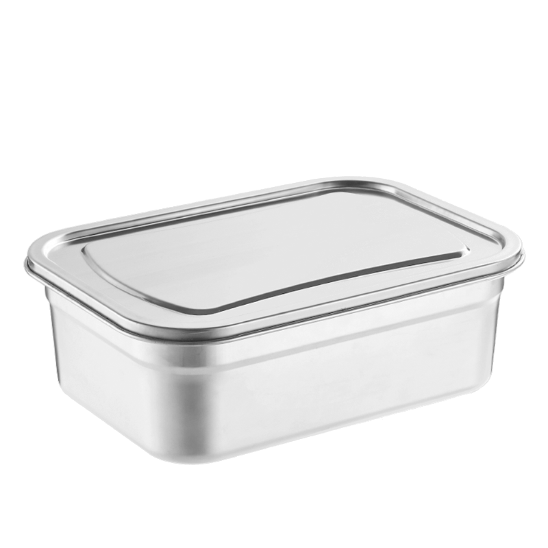 酷美智悦 304保鲜盒带钢盖40*28.5*12cm KM-BH116 个高清大图