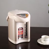 象印(ZO JIRUSHI)电水瓶CD-JUH30C日本进口温控器按键式电热水瓶保温家用微电脑电动出水烧水壶 3L 桃红
