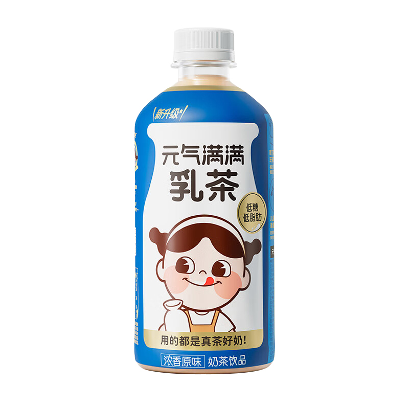 元气森林-C 元气满满浓香原味乳茶 450ml*12瓶