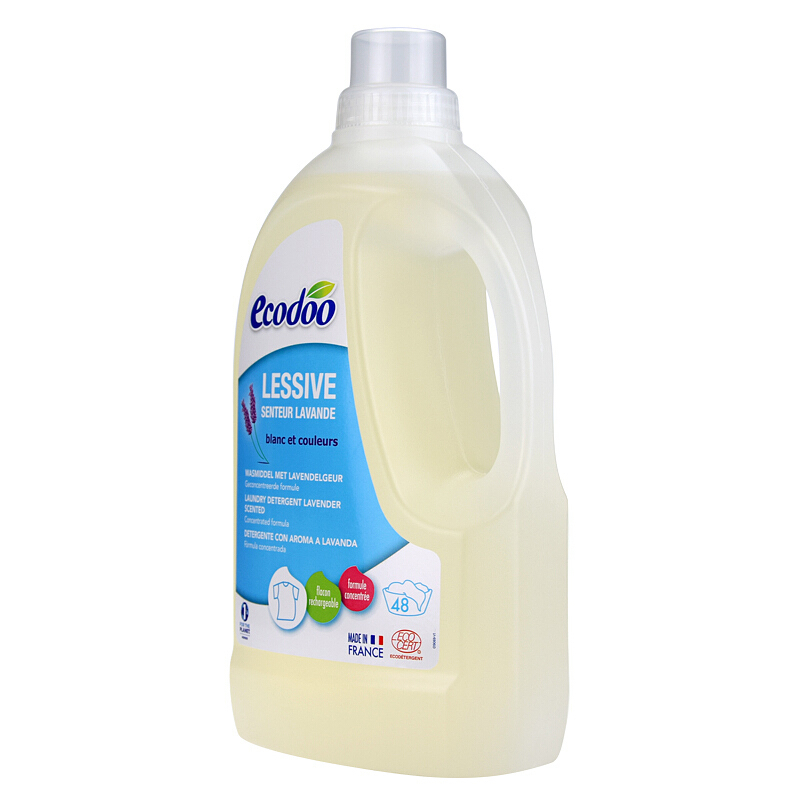 进口 洗衣液 欧盟有机低泡去污洗衣液法国 薰衣草1.5L