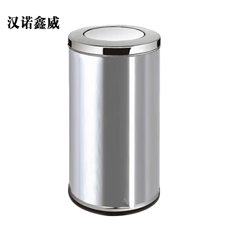 汉诺鑫威不锈钢垃圾桶烟蒂柱灭烟桶带烟灰缸室外吸烟区电梯口立式 大号港氏桶