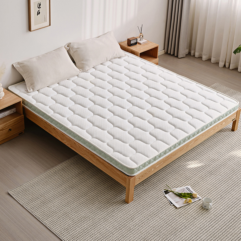 全友家居薄款3d护脊椰棕床垫135x2米单人宿舍学生席梦思床垫117017