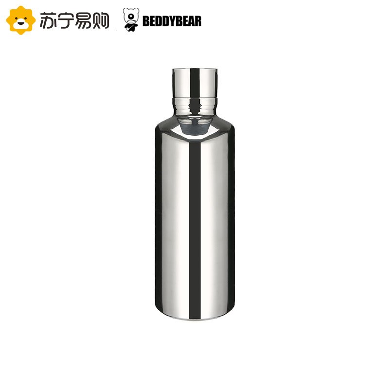 杯具熊全球限量迷彩方型酒壶水壶 不锈钢700ML 迷彩酒壶