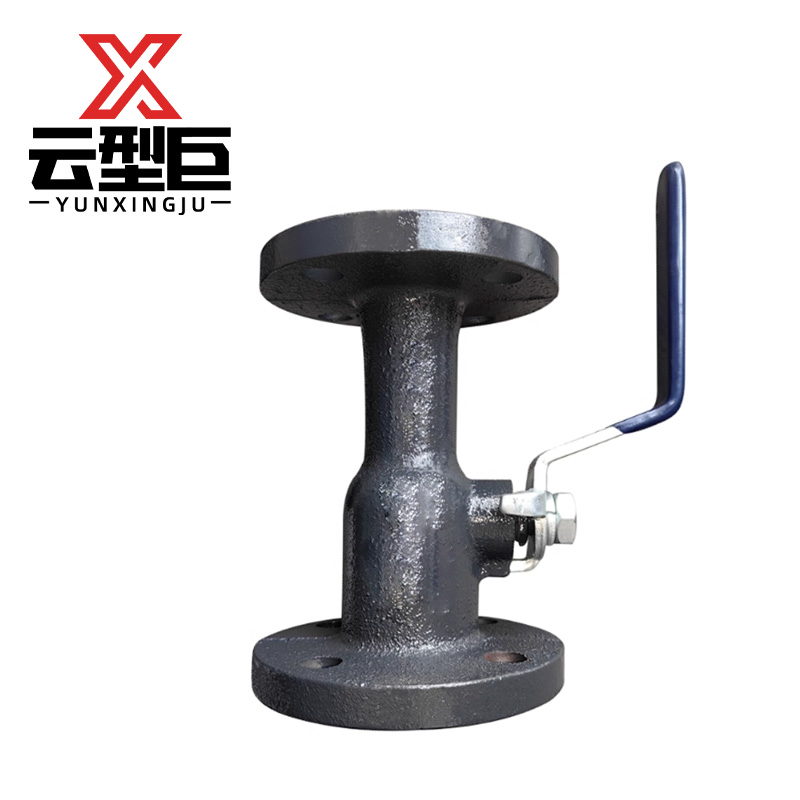 云型巨 铸铁法兰排污球阀QJ41S-16 DN50 个高清大图