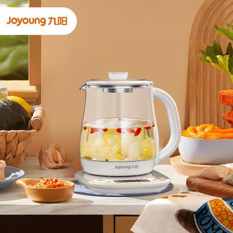 九阳(Joyoung)养生壶K15F-WY310 多功能家用小型电热水壶预约保温煮茶壶花茶 1.5升