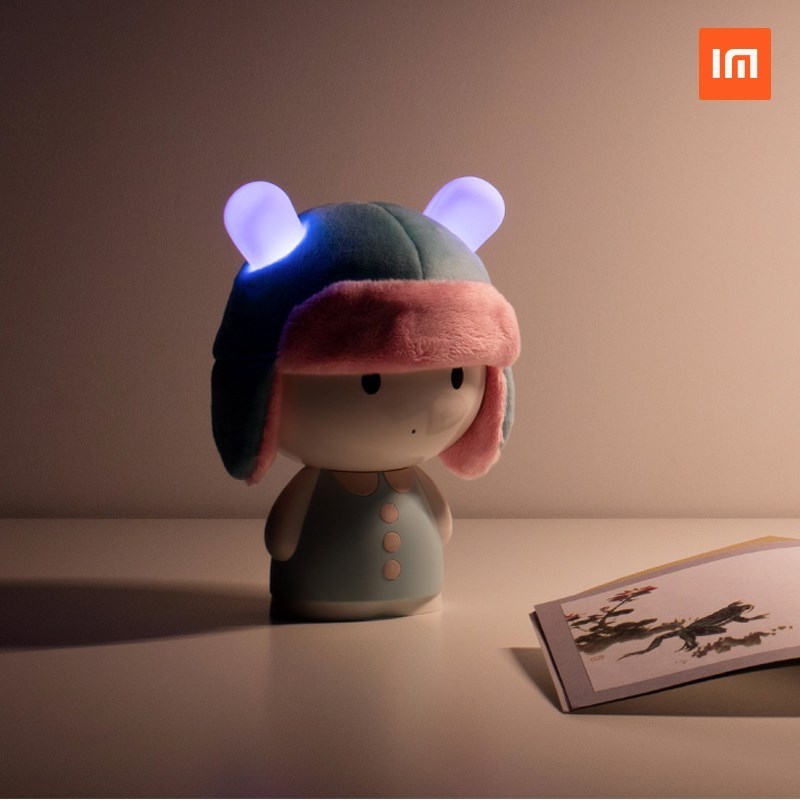 小米 米兔故事机mini-蓝牙版粉色 智能机器人儿童早教机婴儿益智玩具启蒙学习机智能语音点播