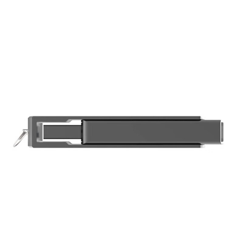 朗科(Netac) U盘 U681 128GB USB3.0 深灰色 金属旋转高清大图