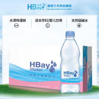 新西兰原装进口 纽湾HBay饮用天然矿泉水 500ml*24瓶*1箱 水源地霍克斯湾饮用水