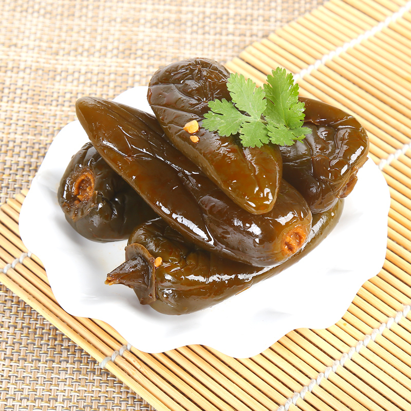 油焖港椒农家腌辣椒咸菜开胃下饭菜即食泡辣椒贡椒酱菜500g