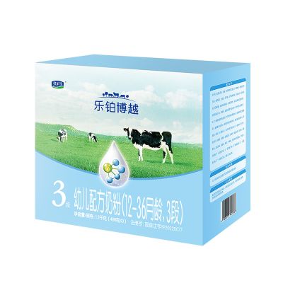 君乐宝乐铂博越3段奶粉配方牛奶粉三段1200g*1提