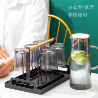麦可可 冷水壶玻璃家用高硼硅耐高温凉白开茶壶套装扎壶大容量凉水壶