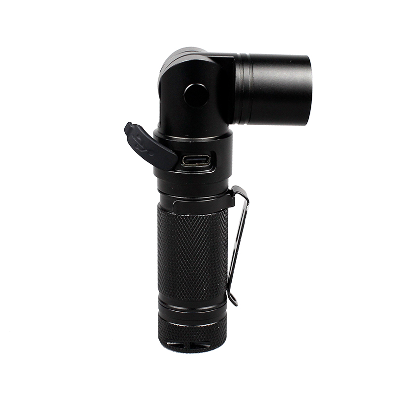 苏识 SS7303 3.7V 1.9Ah IP66 3W 6000K 可充电 工作光10h 弯折手电筒(计价单位:个)黑高清大图