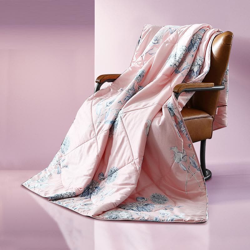 美帮汇夏季空调被全棉夏凉被双人被子夏天可水洗机洗全棉单人薄被芯图片