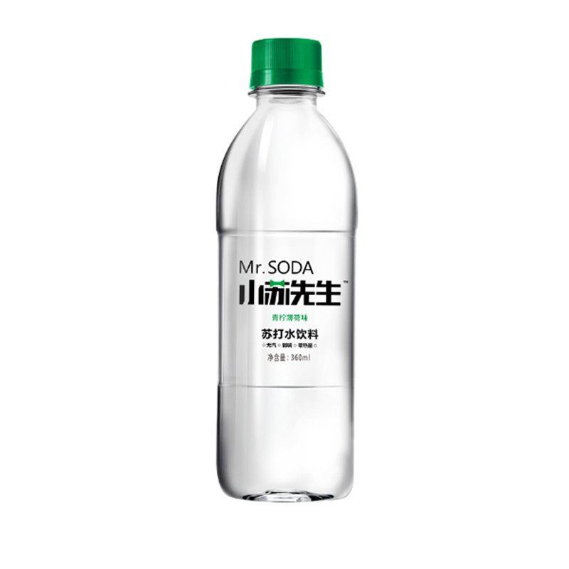 限时直降5折特惠 小苏先生青柠薄荷味苏打水 360ml*12瓶/箱无糖无汽零热量弱碱