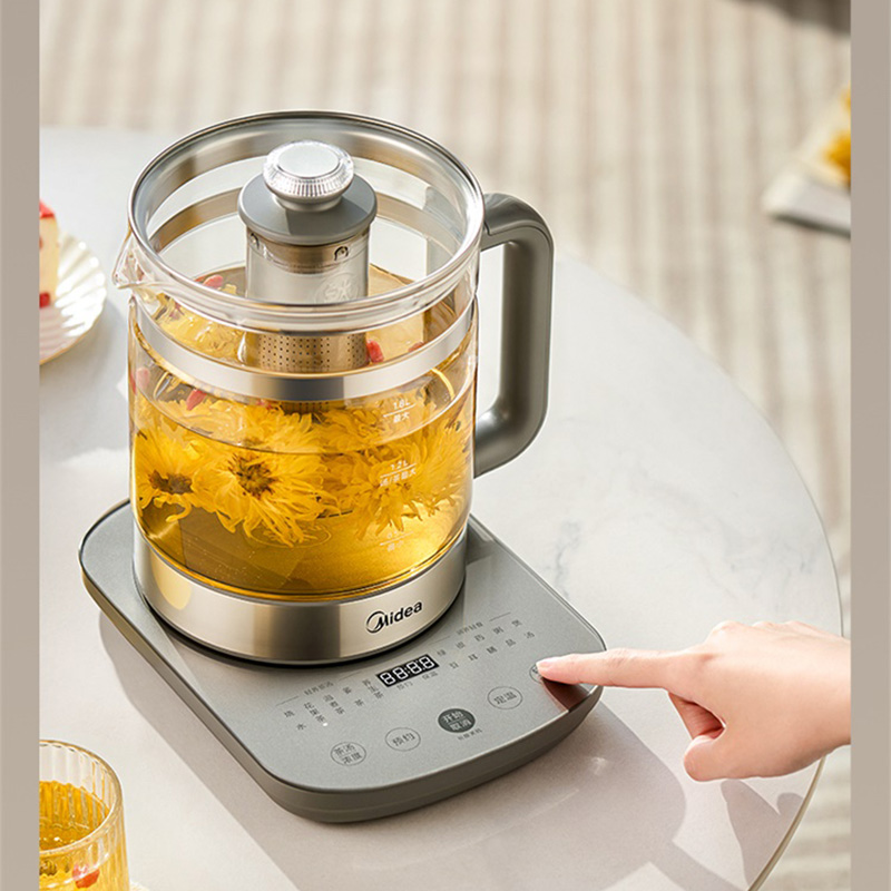 美的(Midea)养生壶1.8升大容量电水壶 多功能开水壶MK-YS18P305高清大图