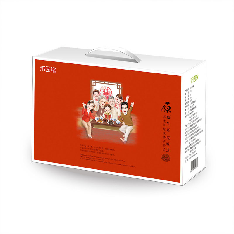 禾园常 东北大米 合家欢大礼盒 4kg