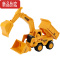 真智力儿童挖挖机玩具车仿真惯性耐摔推土机翻斗车3合1挖土机工程车男孩惯性玩具