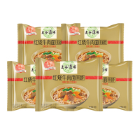五谷道场红烧牛肉面101g*5连包 非油炸方便面袋装速食面 经典袋面泡面 方便食品 夜宵 汤面五连包