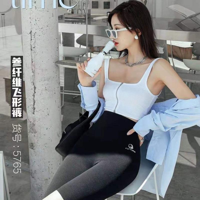 参纤维飞行打底裤女薄款新款五分裤高腰收腹提臀外穿不起球芭比裤暴汗