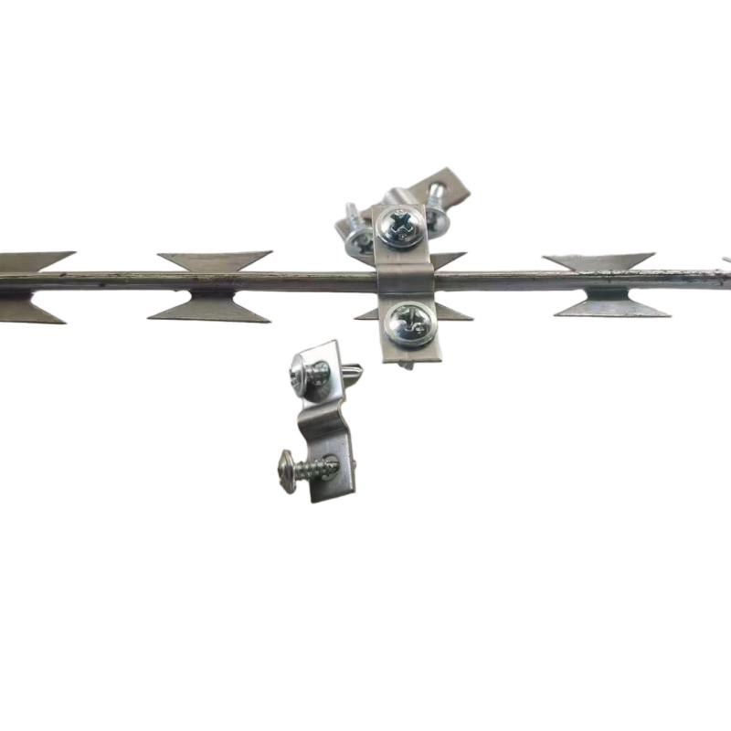 长铁刺绳镀锌安装卡扣 50个 包高清大图