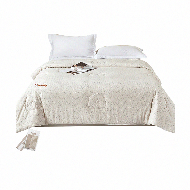 绵族世家(mianzushijia) MZSJ-X3185 200×230cm 艾草天然棉花被 (单位:床) 米白色