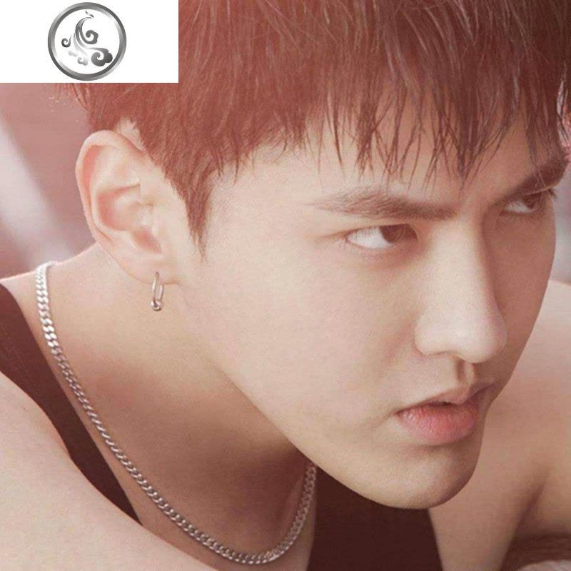 男士项链钛钢韩版简约学生锁骨链嘻哈配饰脖子链子饰品女潮人男生 JiMi图片