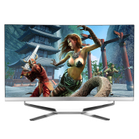 铭能 24英寸曲面一体机电脑 十代i5六核/GTX1050Ti 4G独显/16G内存/480G固态 家用台式电脑一体机