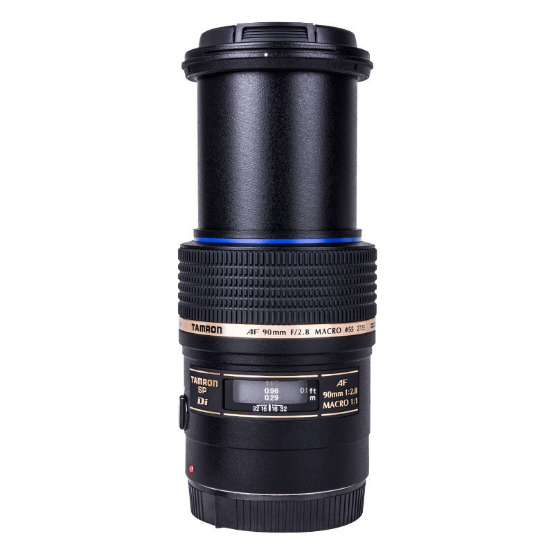腾龙(TAMRON) 90mm F/2.8 Di 272E 微距1:1佳能卡口 中长焦微距相机镜头 数码配件 55mm