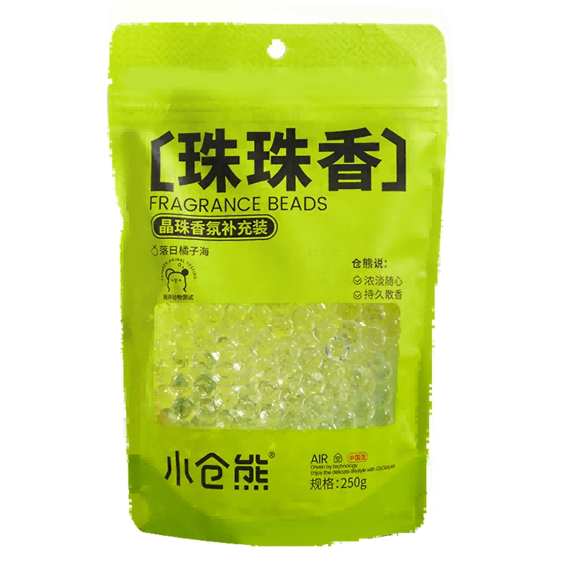 小仓熊 610095 晶珠香氛/落日橘子海 替换袋装 250g