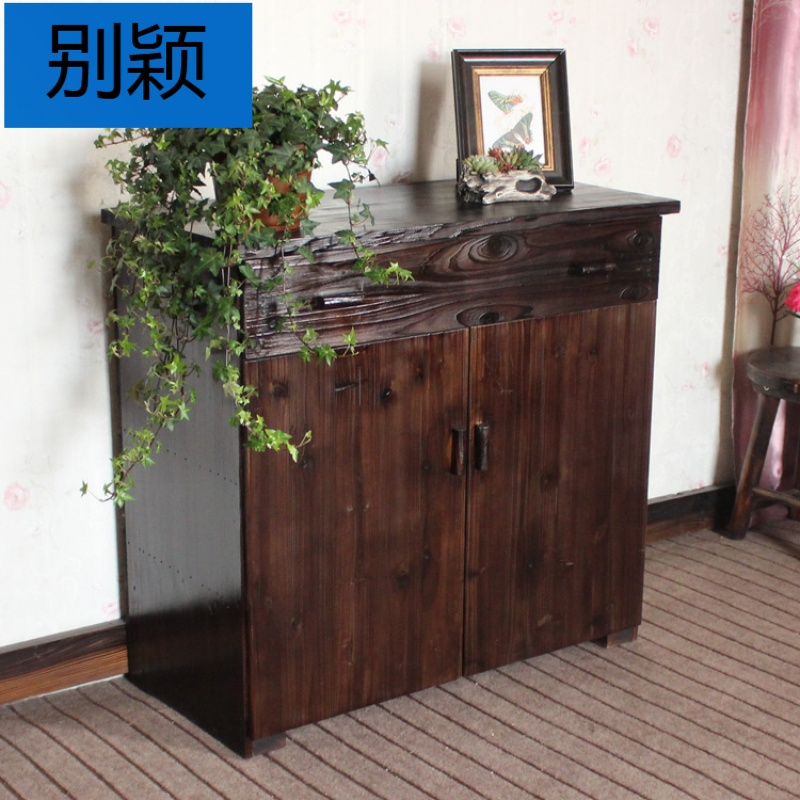别颖特价户外庭院碳化防腐木家具/鞋柜/柜子/储物柜/电视柜餐柜玄关柜