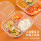[补贴10%]一次性餐盒三格四格外卖饭盒分格盒饭打包盒商用快餐盒食品级餐盘
