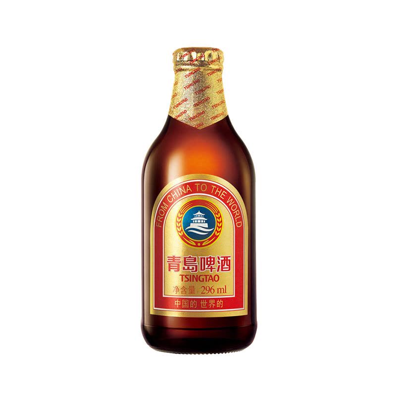 青岛啤酒(TSINGTAO)小棕金 11度 296ml*24瓶(ZB3)图片