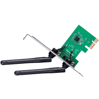 TP-LINK TL-WN881N PCI-E无线网卡台式机电脑内置wifi网络信号接收器 300M双天线单独插口迷你
