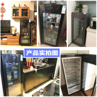 海尔(Haier)LC-168H 海尔冰吧168升高档冰吧玻璃冷藏展示冰柜 家用酒柜茶叶柜 保鲜冷柜