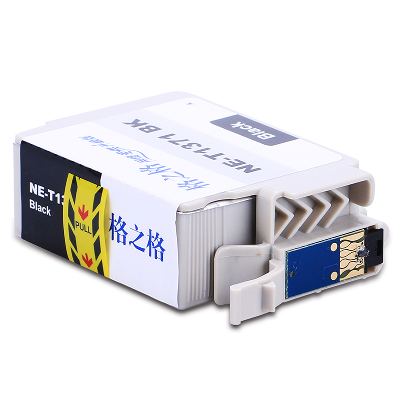 格之格 T1371黑色墨盒NE-T1371BK适用爱普生K100 K200打印机墨盒 5支装
