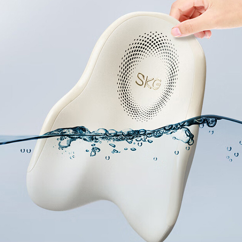 SKG腰部按摩器腰靠垫肩颈背部推揉红光热敷护腰T5系列2代高清大图