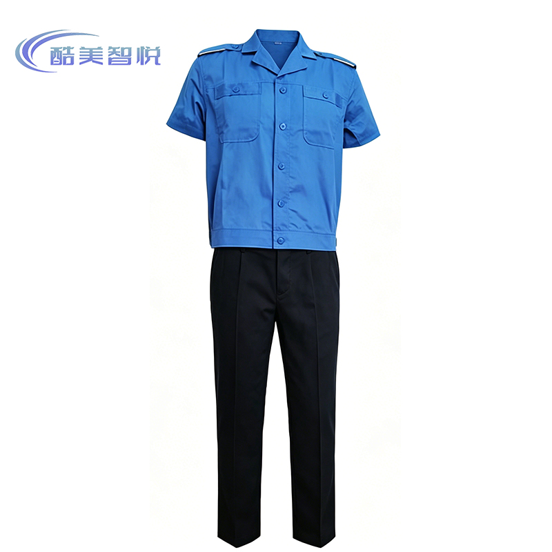 酷美智悦 夏季短袖工作服M-XXXXXL KM-GZF1122 套高清大图