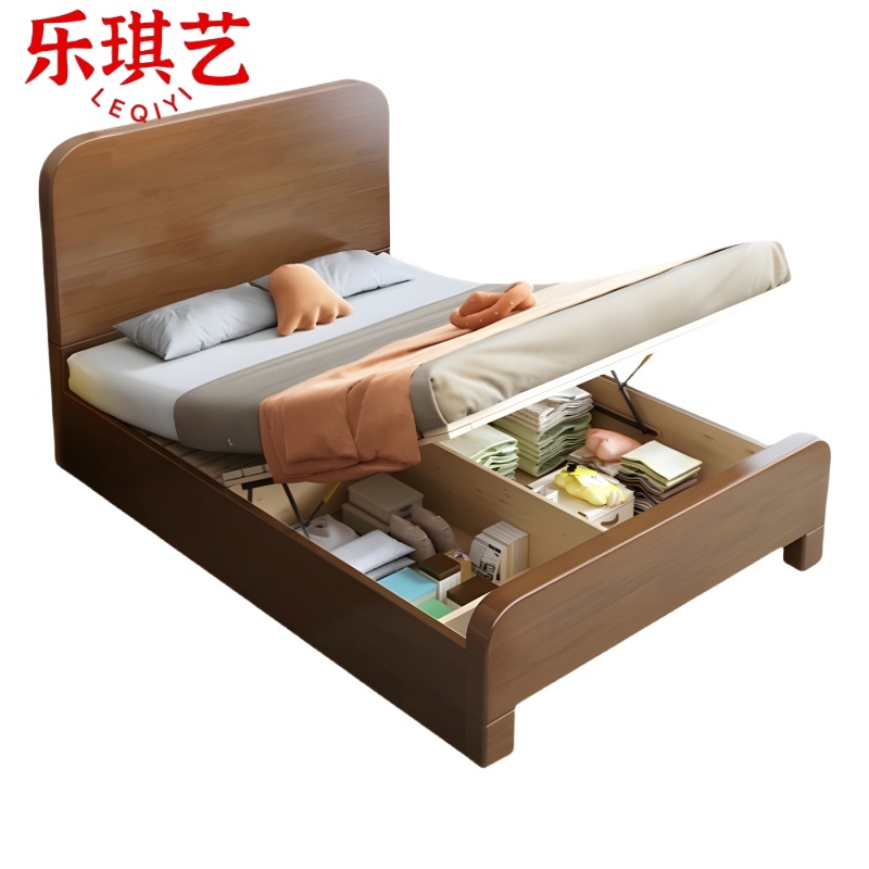 乐琪艺 单人床 200*100*98cm(气压款) 张高清大图