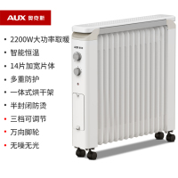 奥克斯(AUX)取暖器家用油汀丁酊电热暖气片暖风机烤火炉卧室节能大面积新款14片
