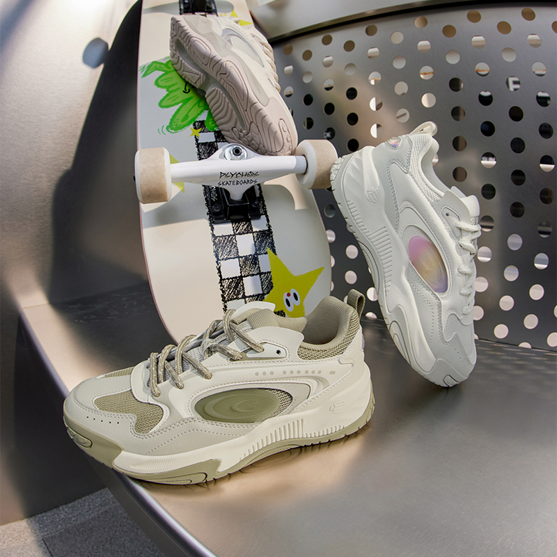 锦程丨361°女鞋新款鞋子透气休闲鞋厚底鞋运动鞋板鞋女高清大图