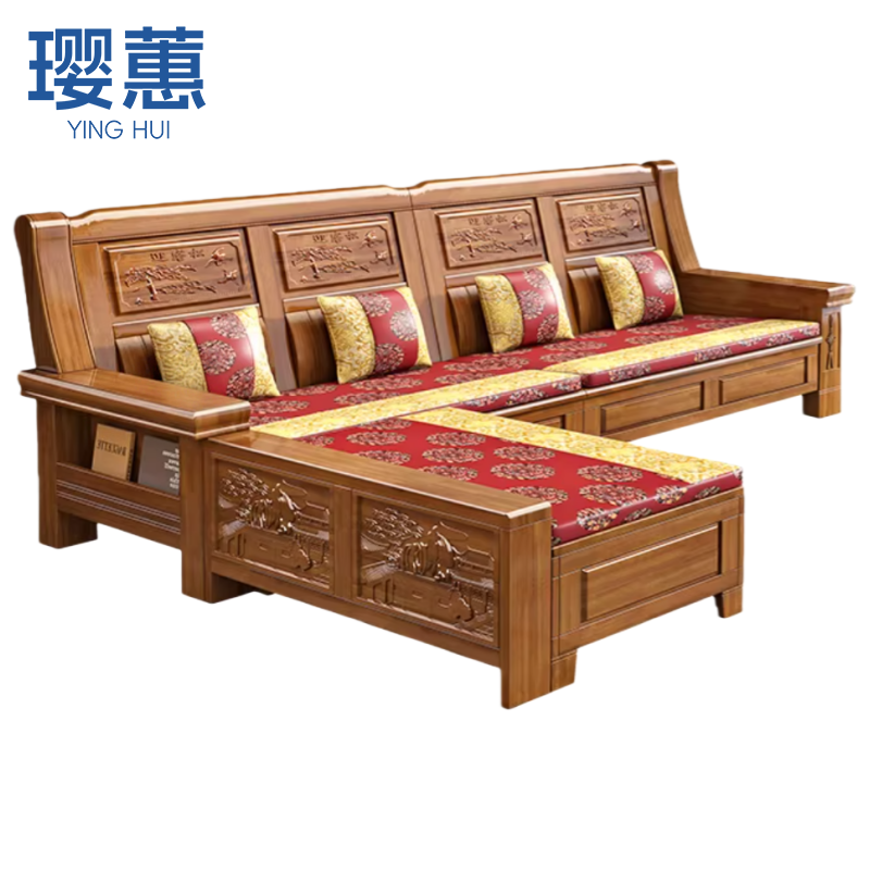 璎蕙 沙发3+贵妃 组高清大图