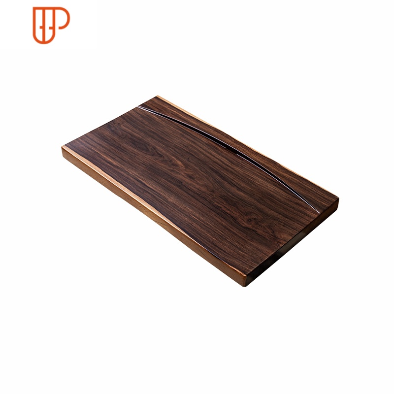 黑檀木旅行茶具实木整块原木 家用简约红木功夫茶具盘 花梨木茶台