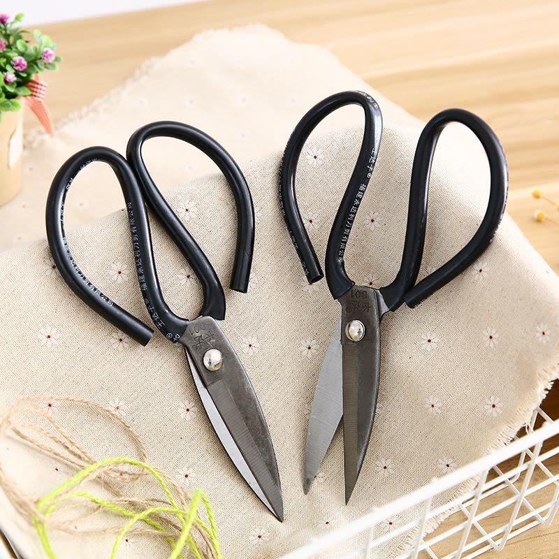 家用剪刀工业民用厨房剪子皮革裁缝缝纫裁布手工锋利尖头大头剪刀图片