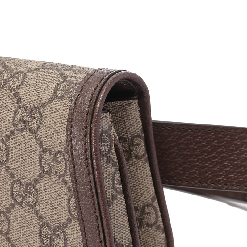 古驰gucci女士gucciblondie系列帆布互扣式双g胸包斜挎包腰包703807k9