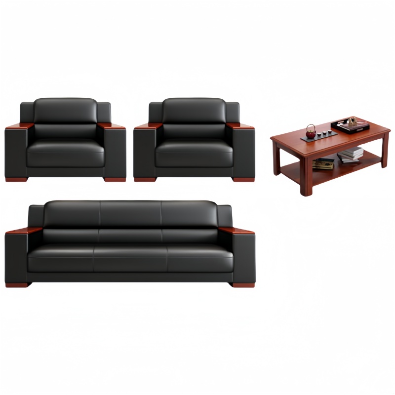 悦兴诚沙发206*84*93cm(1+1+3+茶几)套高清大图