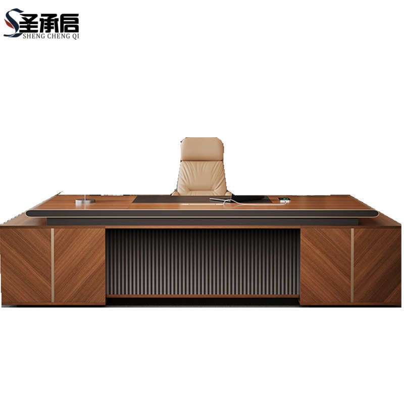 圣承启 领导桌 3.2米+椅张高清大图