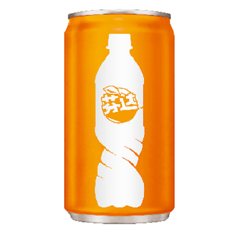 芬达 Fanta 橙味 汽水饮料 碳酸饮料 橙汁 迷你摩登罐 200ml*12罐*2组装 整箱装 可口可乐出品