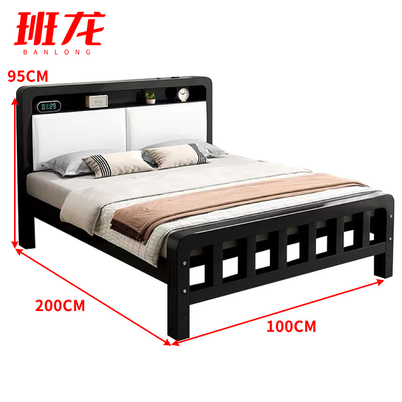 班龙床1m+10cm床垫套高清大图